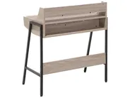 Home Office Desk with Hutch BROXTON 77 cm 46 cm with Drawers Light Brown_710664