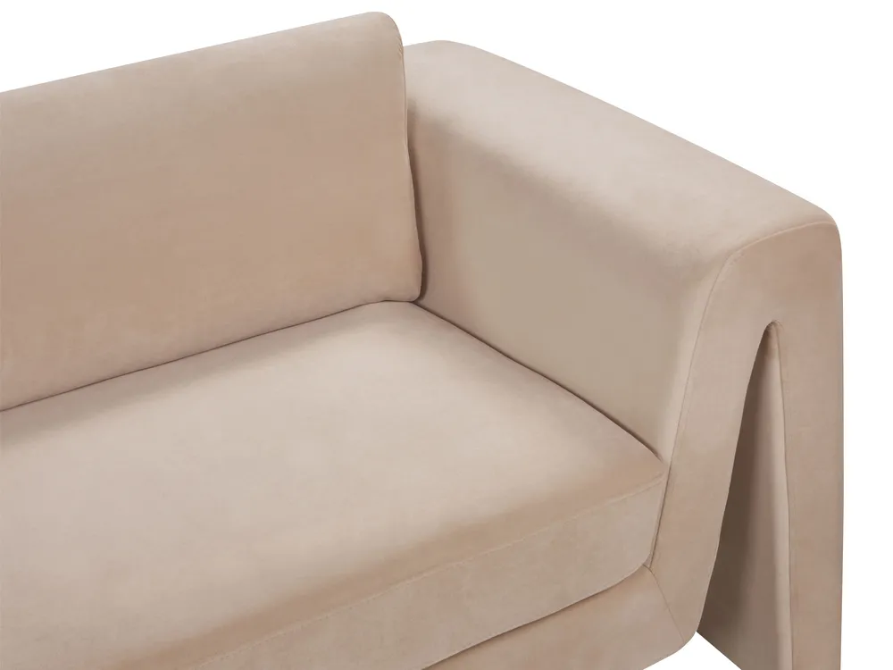 Sofa 3 Seater MAUNU Velvet Dark Beige_894949