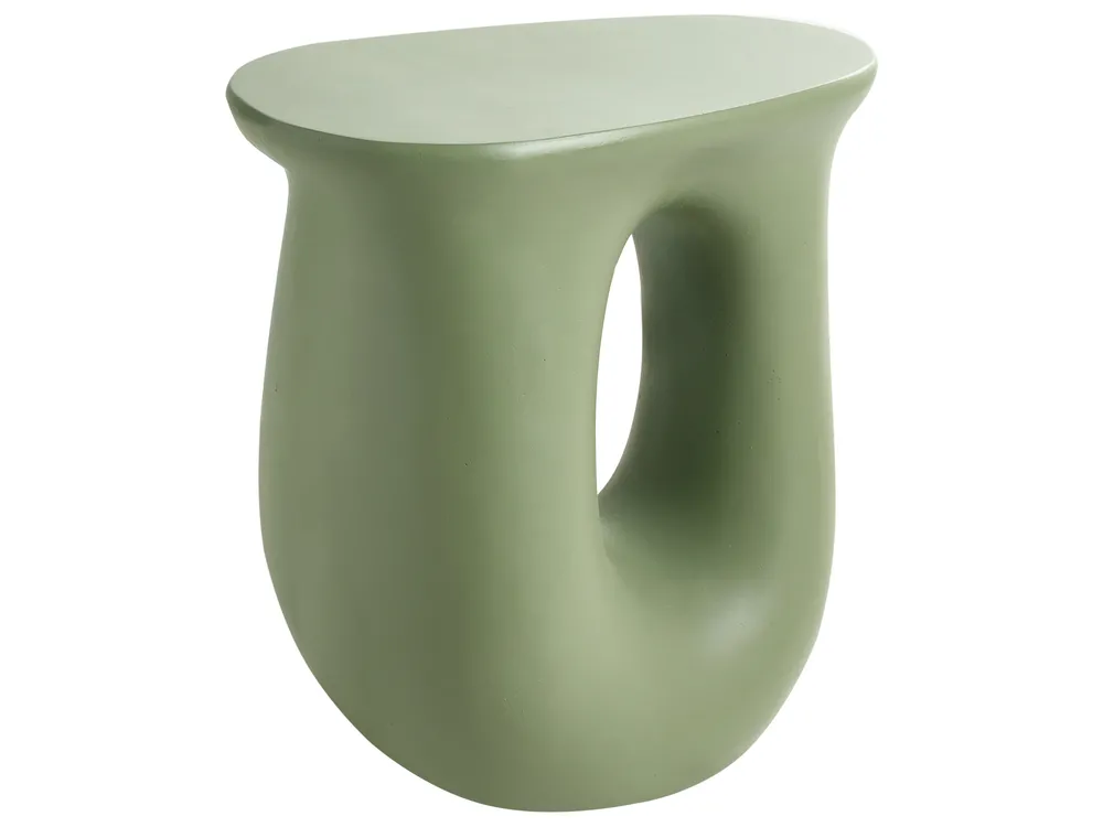 Side Table IDRO 42 cm 28 cm Light Green