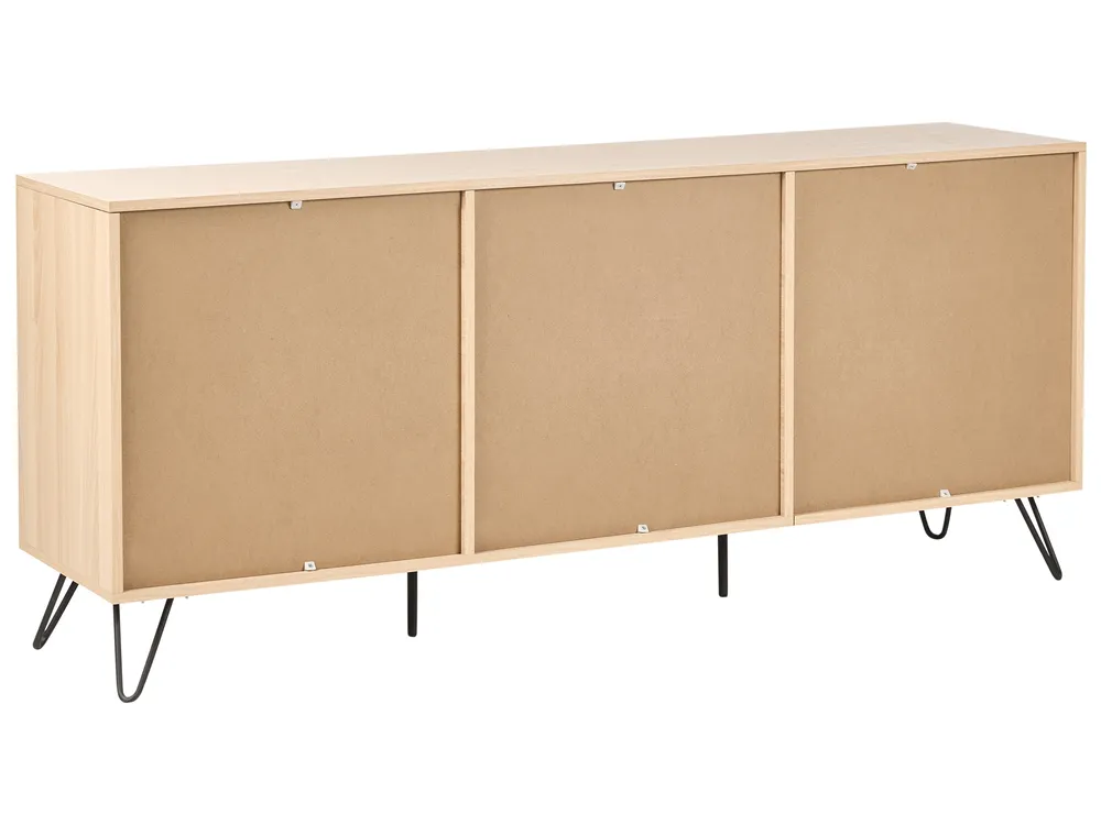 Sideboard mit 2 Türen CARDIGAN Hellbraun_979176