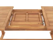 Garden Dining Set 6 Seater JAVA PREMIUM Acacia Wood Blue_1070832