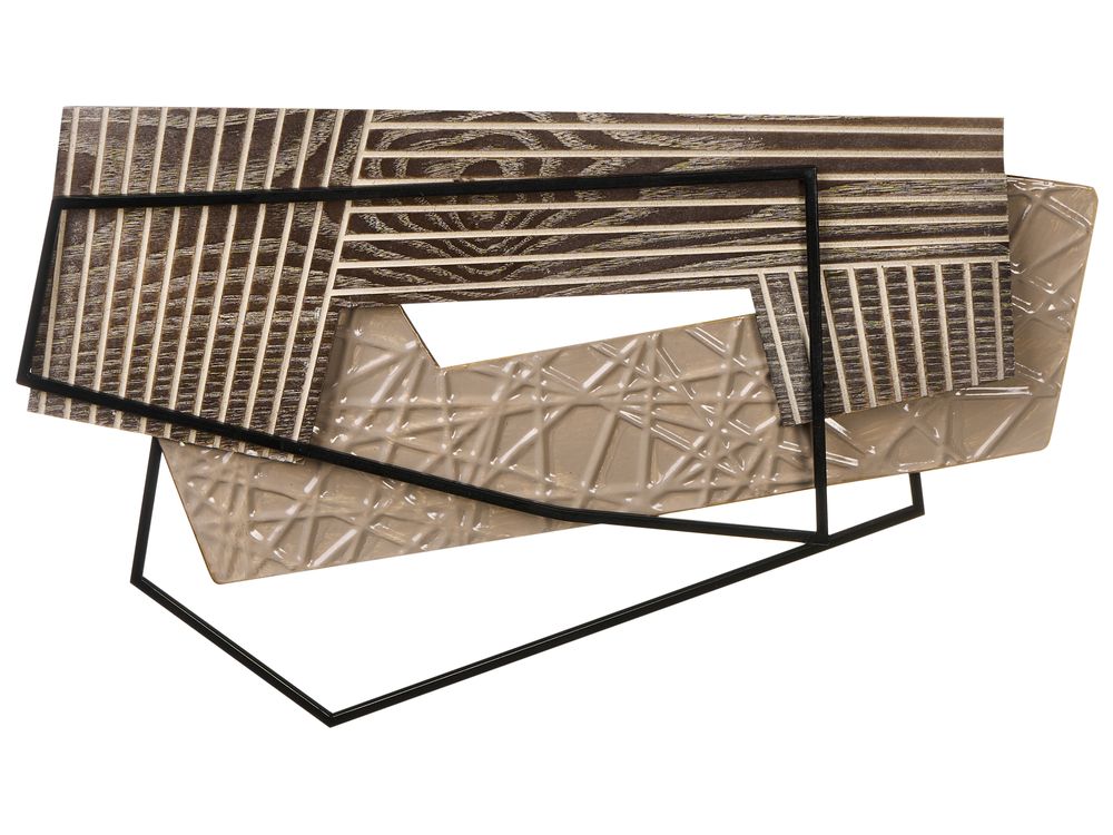 Viseči ornament ENNIS Kovina 36 cm Rjava