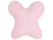 Set van 3 sierkussens VELLYN 30 x 50 cm 45 x 45 cm Roze kerstmotief_1164693