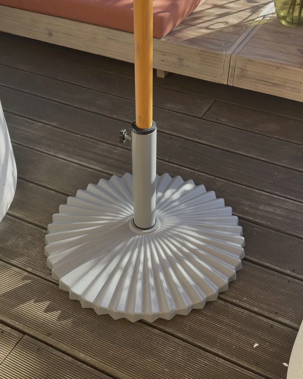 Sonnenschirmfuß CAREZZA Rund Grau 21 kg_1109621