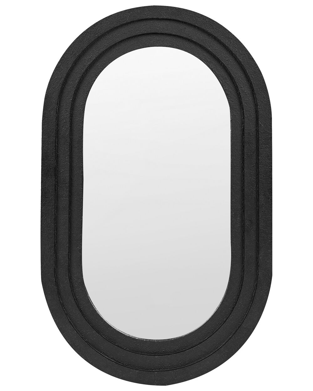 Wandspiegel MASSILLY 43 cm 69 cm Zwart