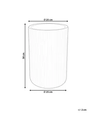 Blumenkübel EANTIO 25 cm Schwarz_874723