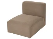 Modul Ecksofa 3-Sitzer HEDE Stoff Braun rechtsseitig_1087395