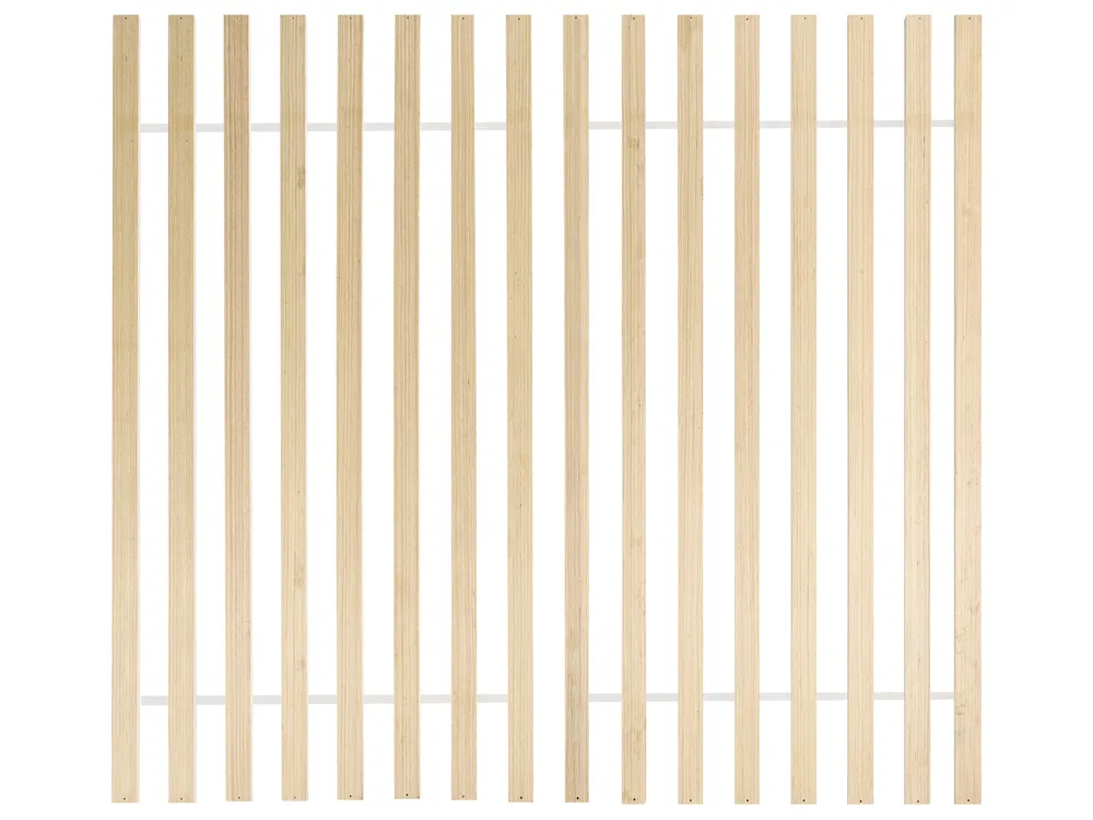 Bett mit Lattenrost Kiefernholz MERCURER 180 x 200 cm Hellbraun_1113485