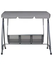 Hollywoodschaukel BOGART Metall Grau_680172