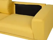 Sofa 3 Seater NIVALA Fabric Yellow_733071