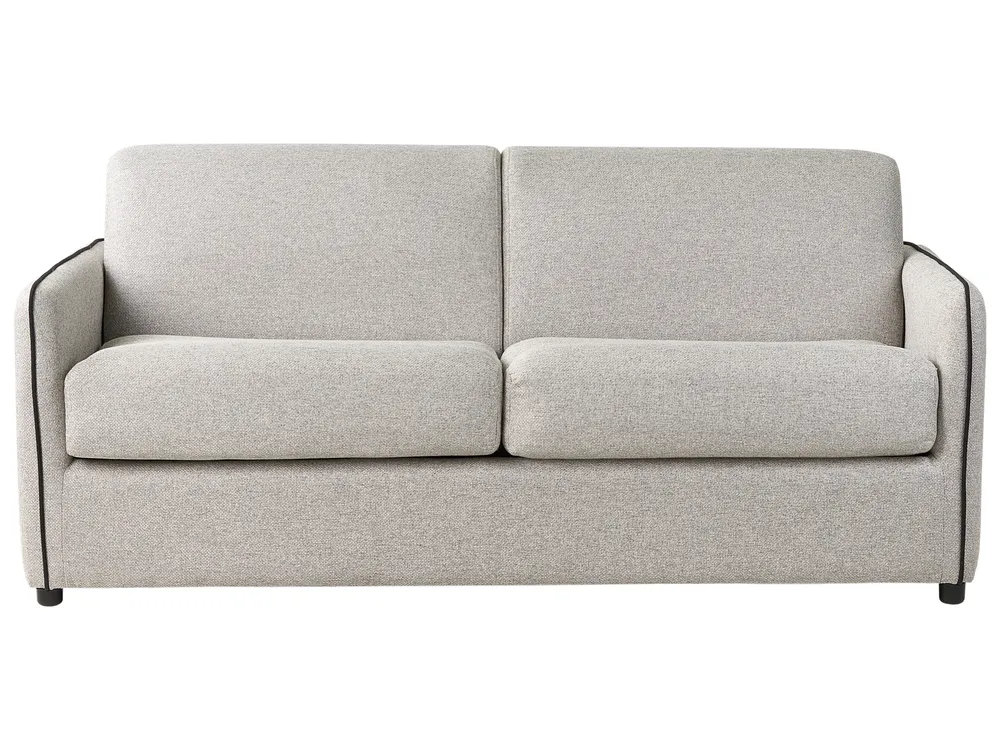 Schlafsofa 2-Sitzer ISHOJ Stoff Hellgrau_939970