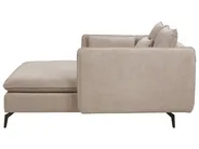 Chaise Longue CHARMES Fabric Taupe_894588