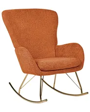 Rocking Chair ANASET Boucle Orange_916242