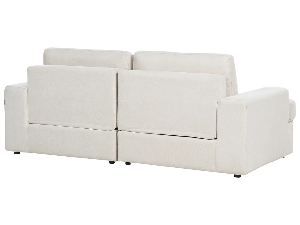 Sofa 3-Sitzer ALLA Stoff Hellbeige_893918