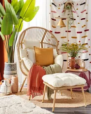 Gartenstuhl MURANO Polyrattan Naturfarben_932881