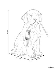 Tischlampe Hund LUCKY Weiß_1066576