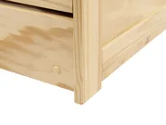 Ausziehbett Kiefernholz PETIVILLE 90 x 200 cm Hellbraun_939663