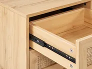 TV-Möbel PEROTE Rattan Hellbraun_841347