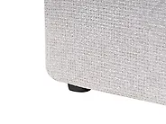 Ottoman Bed without Headboard DINAN Fabric Light Grey 120 x 200 cm (EU Small Double)_1188192