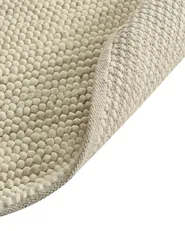 Teppich KORDEA Hellbeige 160 x 230 cm Wolle_1131843