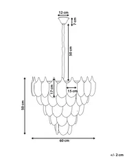 Kronleuchter AGUIRRE Glas Messing_1006333