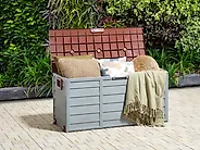 Aufbewahrungsbox LOCARNO 112 cm 50 cm Braun_1180272