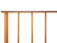 Bed Pine Wood BARRET 90 x 200 cm (EU Single) Brown_945890