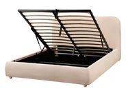 Ottoman Bed BLAGNAC Boucle Beige 140 x 200 cm (EU Double)_1009276
