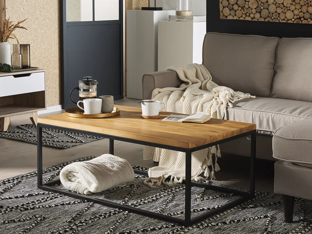 Couchtisch PROVO Teakholz Braun