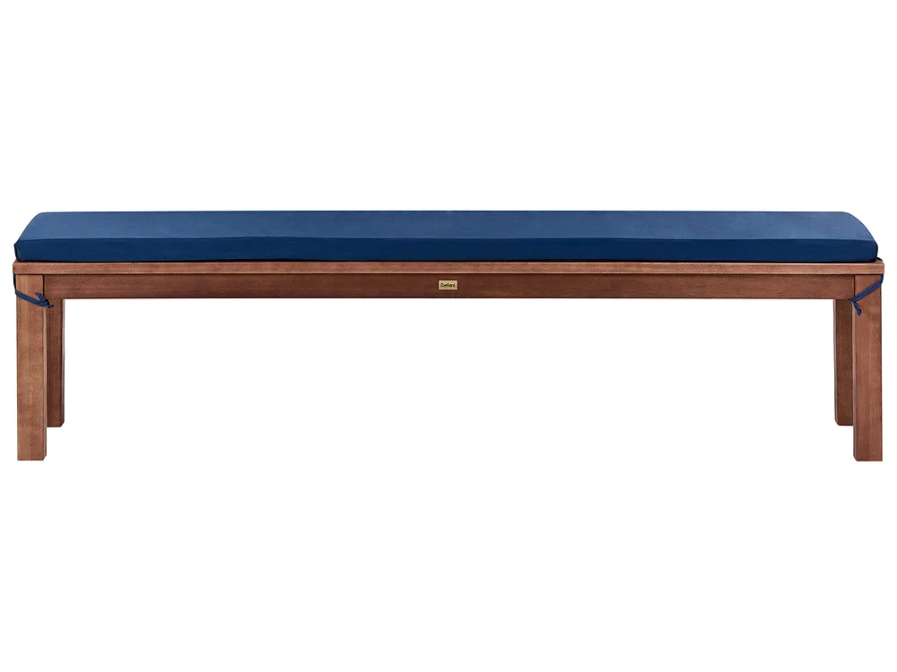 Bench Seat Pad Cushion MONSANO 168 x 35 cm Blue_1133549