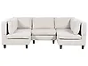 U-förmiges Modulsofa 5-Sitzer UNSTAD Stoff Hellbeige
