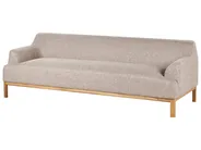 Sofa 3-Sitzer SOSJO Stoff Hellbraun_940813