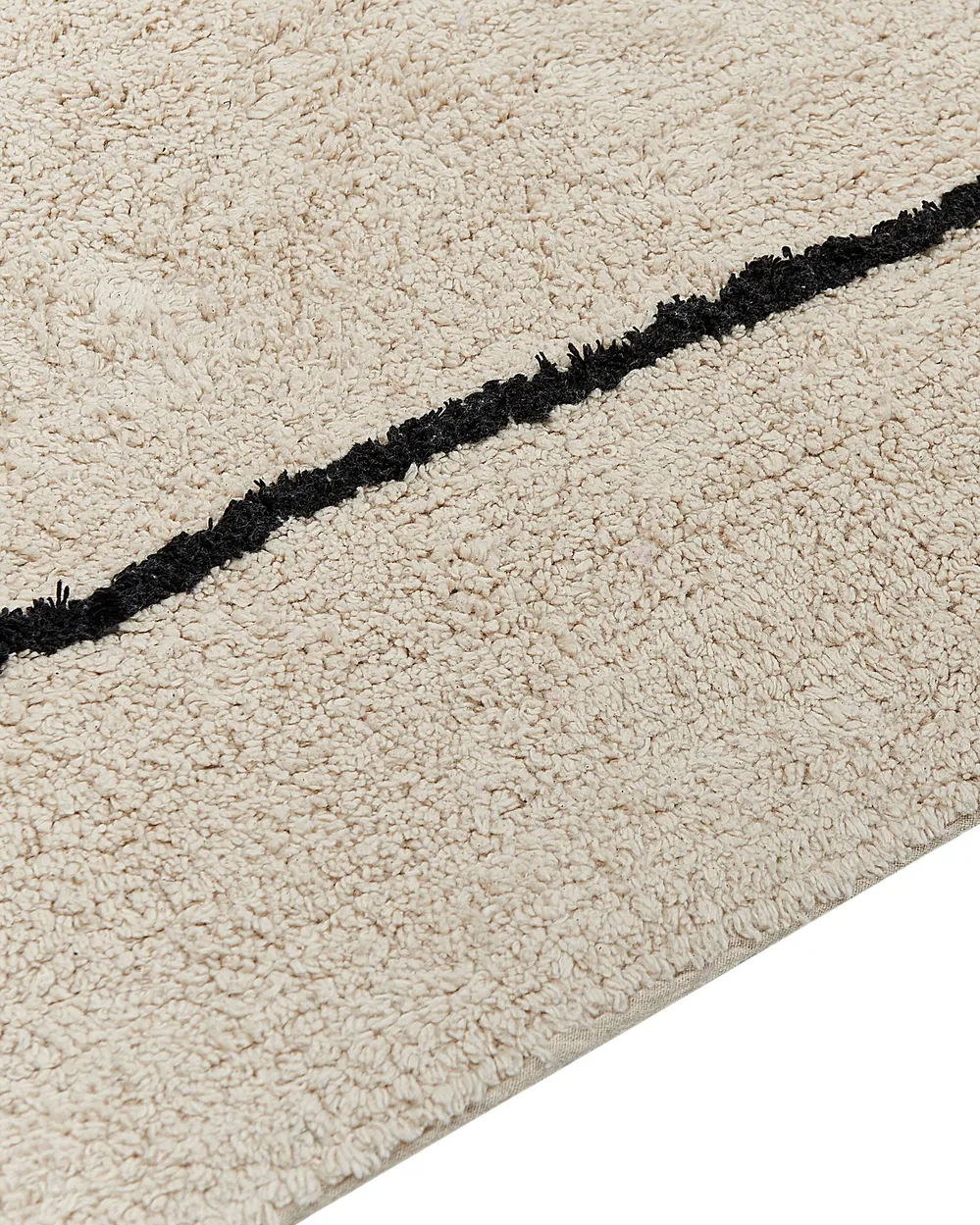 Rug BAYIR Beige 160 x 230 cm Cotton_840029