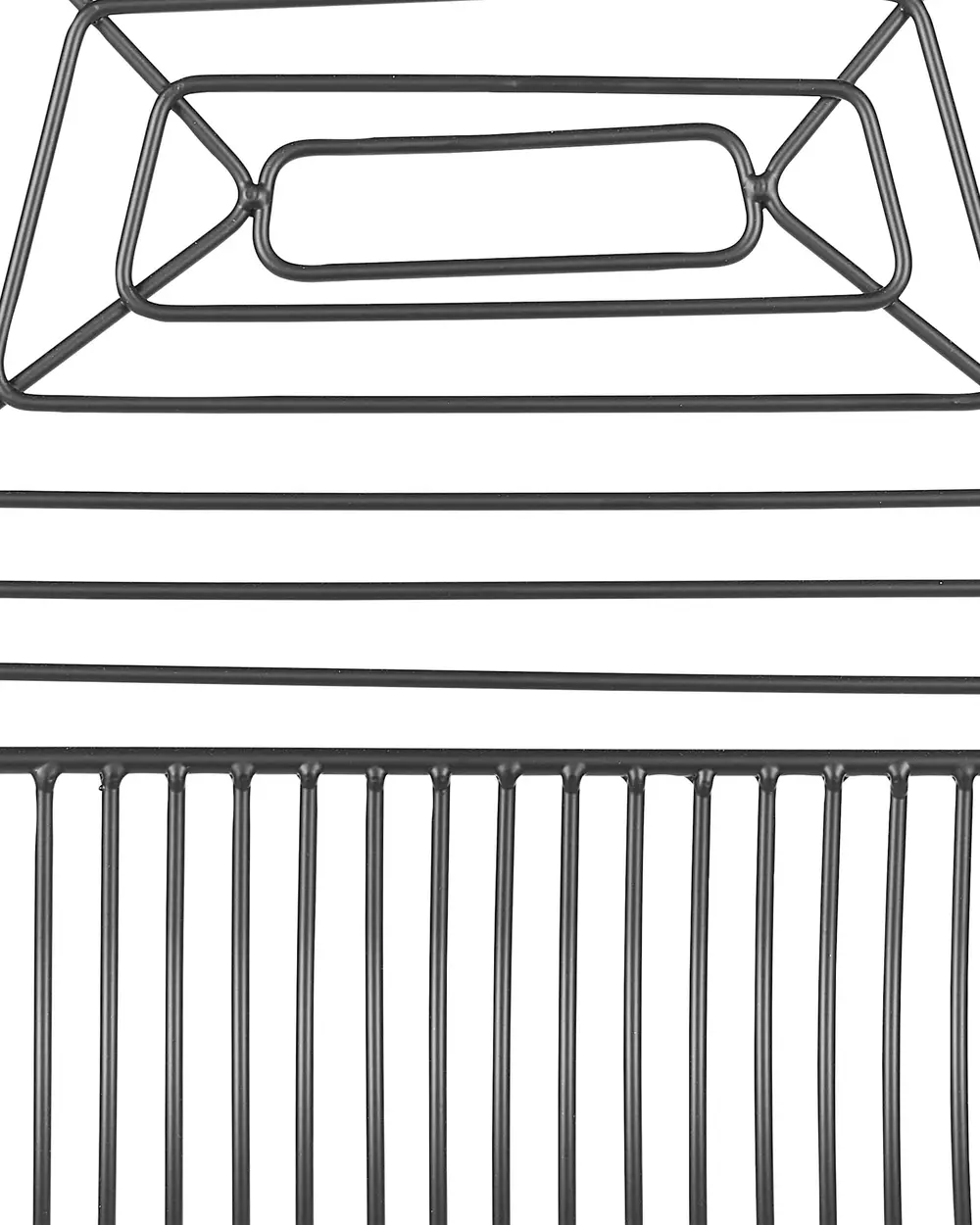 Set mit 2 Barstühlen BISBEE Metall Schwarz_868507