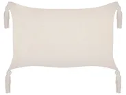 Dekokissen 2er Set HAKONE 45 x 25 cm Taupe Geometrisches Muster_856430
