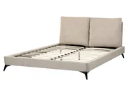 Bed Corduroy MELLE 160 x 200 cm (EU King Size) Taupe_882233