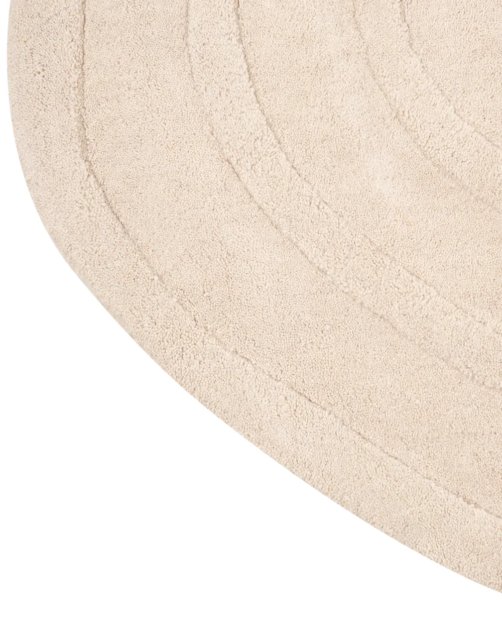 Teppich SATNA Beige 160 x 230 cm Wolle_1036966