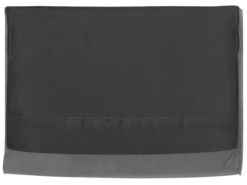 Sofa 3 Seater SOTRA Velvet Grey_727266