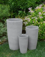 Plant Pot ABDERA 31 cm Grey_692049