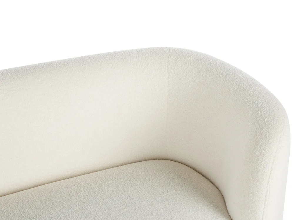 Sofa 3-Sitzer LOEN Bouclé Weiß_831500