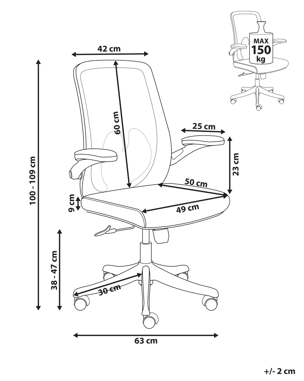 Office Chair OVERLORD Grey_979250