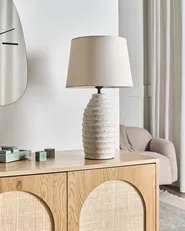 Table Lamp BILLY Ceramic Off-White_1032980