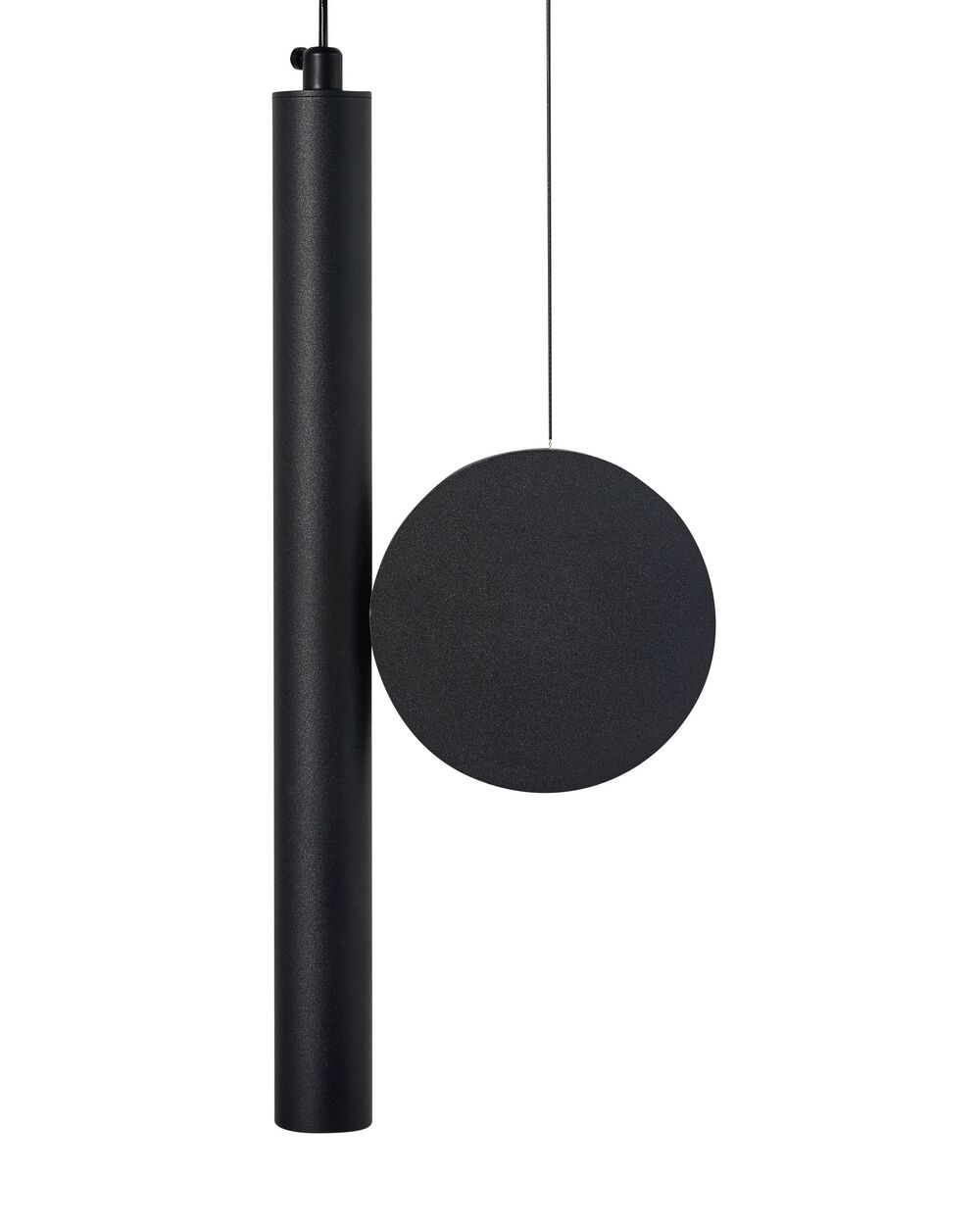 Lampe LED suspendue DAMAS Métal Noir