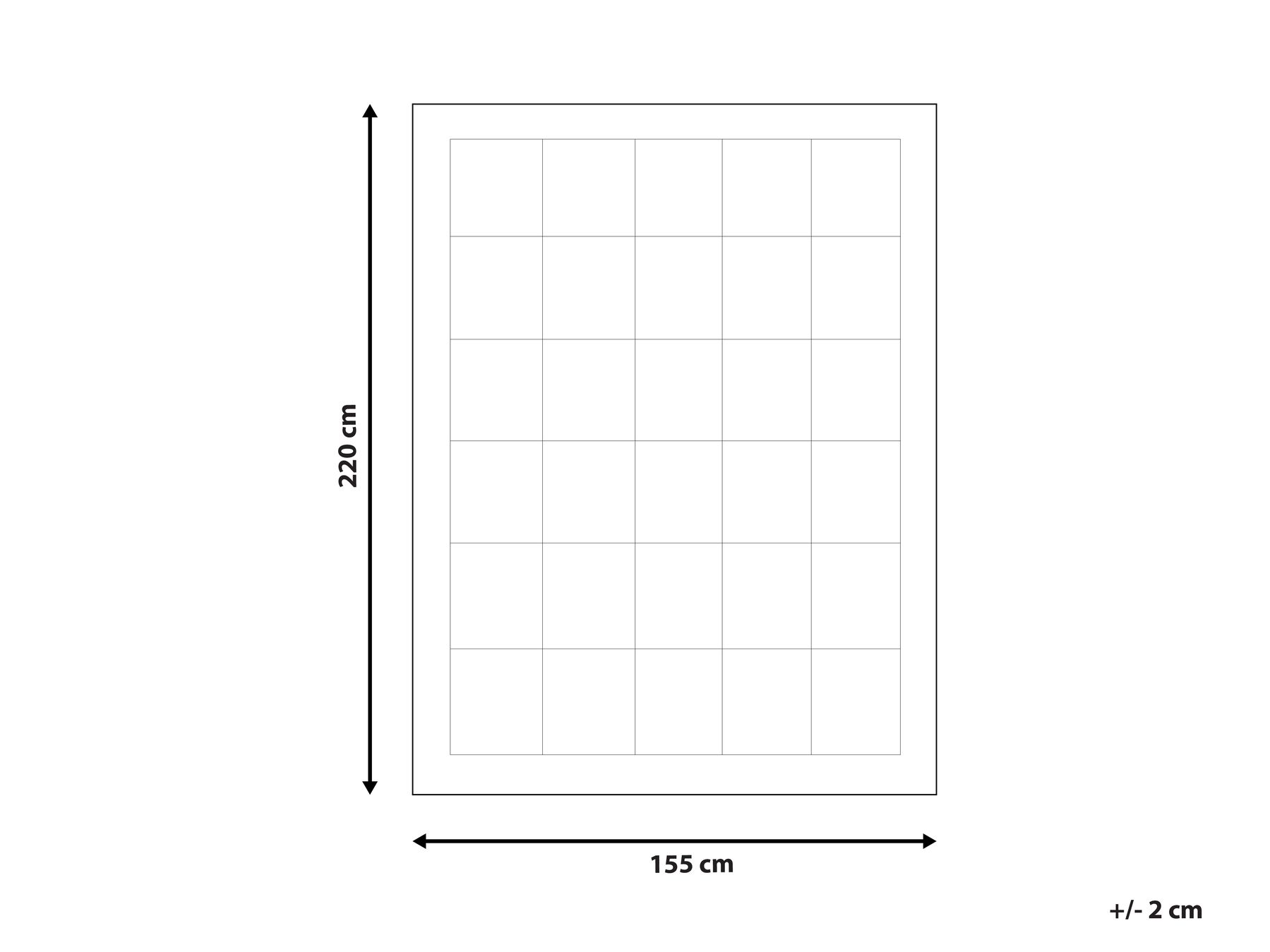 Bettdecke Mikrofaser Mittelwarm HOWERLA 155 x 220 cm_706021