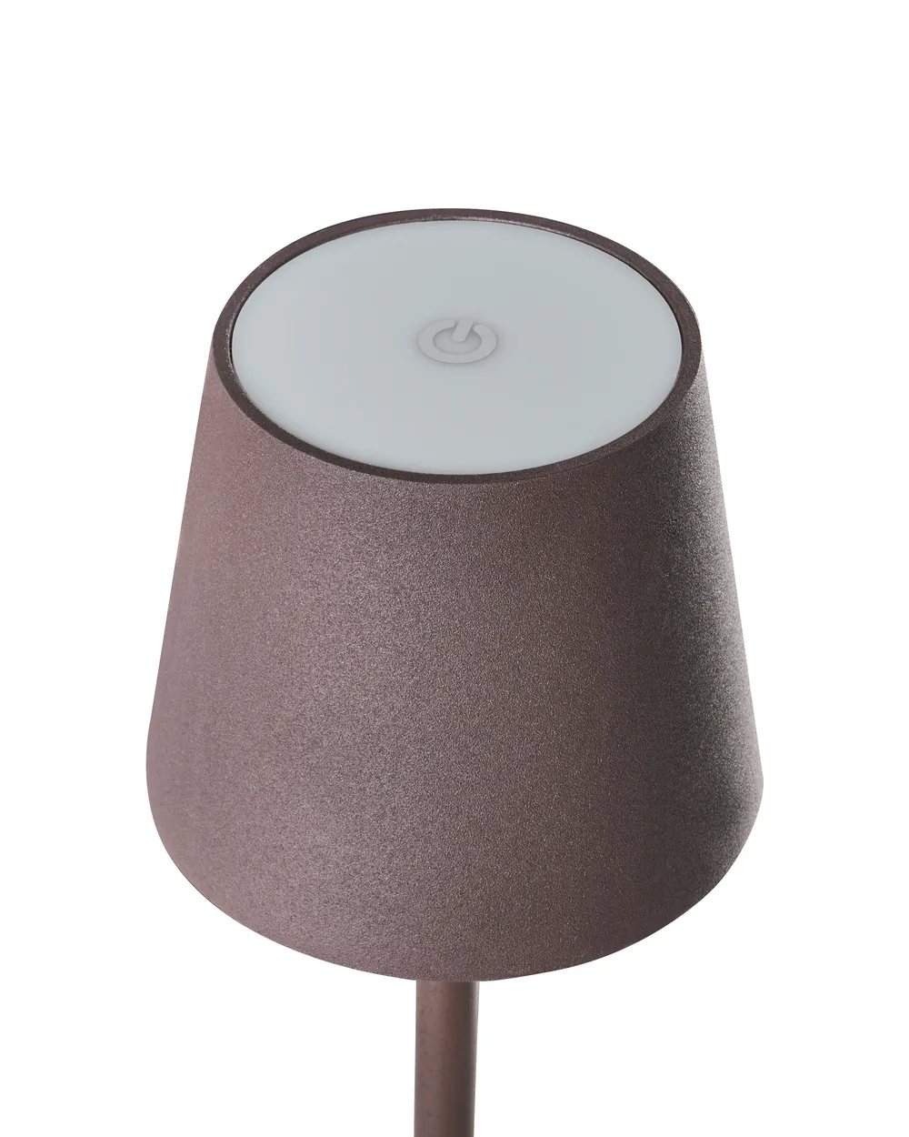Wireless LED Table Lamp BACEIRO with Dimmer Metal Brown_1041974