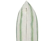 Dekokissen 2er Set KAFRA 30 x 50 cm Grün Streifenmuster_902163