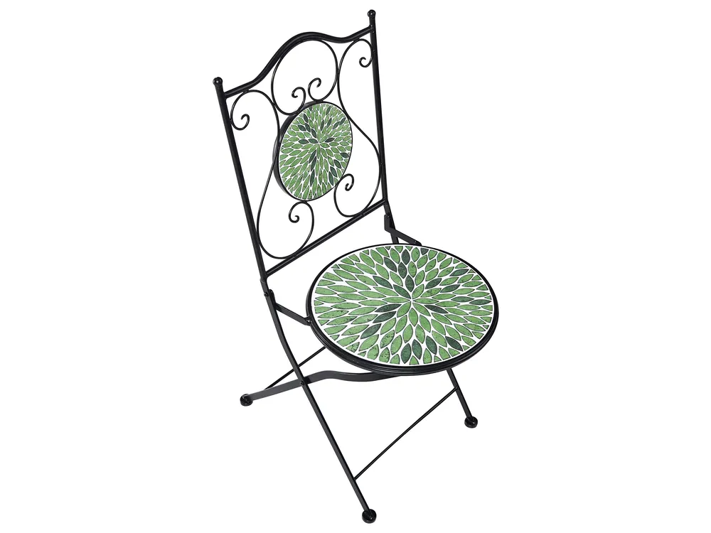 Bistro Set CIVATE Metall Schwarz_1066042
