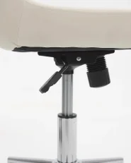 Bürostuhl MELROSE Samtstoff Cremeweiß_1176788