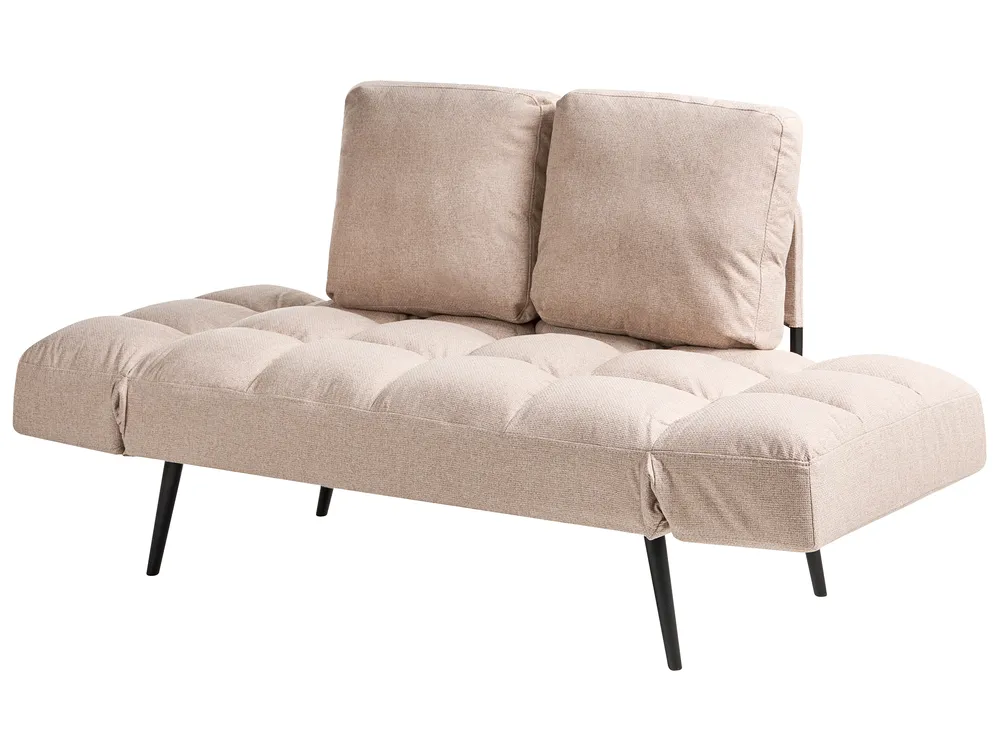 Schlafsofa 2-Sitzer BREKKE Stoff Beige_1068079