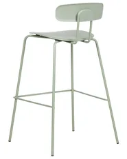 Set of 2 Bar Chairs SIBLEY Light Green_902796